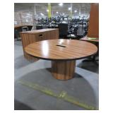 ECA 60" ROUND WOODEN TABLE ECA 60" ROUND WOODEN TABLE