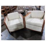 BERNHARDT UPHOLSTERED LOUNGE CHAIRS BERNHARDT UPHOLSTERED LOUNGE CHAIRS