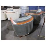 BERNHARDT UPHOLSLTERED LOUNGE CHAIRS BERNHARDT UPHOLSLTERED LOUNGE CHAIRS
