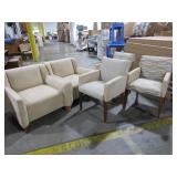 BERNHARDT UPHOLSTERED LOUNGE CHAIRS BERNHARDT UPHOLSTERED LOUNGE CHAIRS
