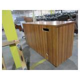 ECA WOODEN UTILITY CABINET WITH TRASH CADDY ECA WOODEN UTILITY CABINET WITH TRASH CADDY
