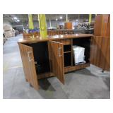 ECA WOODEN UTILITY CABINET WITH TRASH CADDY ECA WOODEN UTILITY CABINET WITH TRASH CADDY