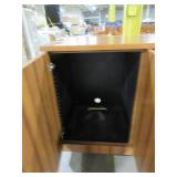 ECA WOODEN UTILITY CABINET WITH TRASH CADDY ECA WOODEN UTILITY CABINET WITH TRASH CADDY