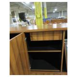 ECA WOODEN UTILITY CABINET WITH TRASH CADDY ECA WOODEN UTILITY CABINET WITH TRASH CADDY