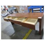 NUCRAFT 4 DRAWER CREDENZA TABLE NUCRAFT 4 DRAWER CREDENZA TABLE