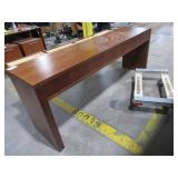 NUCRAFT 4 DRAWER CREDENZA TABLE NUCRAFT 4 DRAWER CREDENZA TABLE