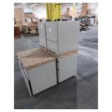 HERMAN MILLER MOBILE FILE PEDESTALS WITH CUSHION TOP HERMAN MILLER MOBILE FILE PEDESTALS WITH CUSHION TOP