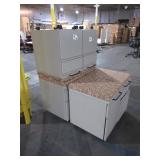 HERMAN MILLER MOBILE FILE PEDESTALS WITH CUSHION TOP HERMAN MILLER MOBILE FILE PEDESTALS WITH CUSHION TOP