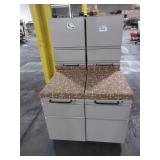 HERMAN MILLER MOBILE FILE PEDESTALS WITH CUSHION TOPS HERMAN MILLER MOBILE FILE PEDESTALS WITH CUSHION TOPS