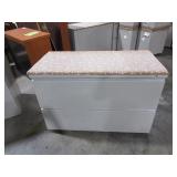 HERMAN MILLER TWO DRAWER LATER FILES WITH CUSHION TOPS HERMAN MILLER TWO DRAWER LATER FILES WITH CUSHION TOPS