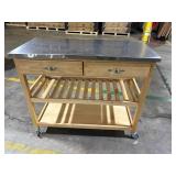 MOBILE KITCHEN ISLAND PREP CART MOBILE KITCHEN ISLAND PREP CART