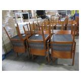 GEIGER, WOOD FRAME, UPHOLSTERED ARM CHAIRS GEIGER, WOOD FRAME, UPHOLSTERED ARM CHAIRS