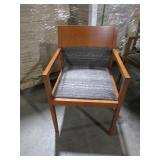 GEIGER, WOOD FRAME, UPHOLSTERED ARM CHAIRS GEIGER, WOOD FRAME, UPHOLSTERED ARM CHAIRS