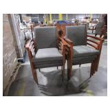 OFS, WOOD FRAME, UPHOLSTERED ARM CHAIRS - STACKABLE OFS, WOOD FRAME, UPHOLSTERED ARM CHAIRS - STACKABLE