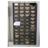 Metal Parts Organizer Cabinet with 40 Drawers
