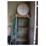 Poly Storage Tank with Steel Stand and Hose