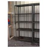 Used Industrial Metal Storage Shelf Unit