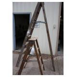 Pair of Wooden Step Ladders 4