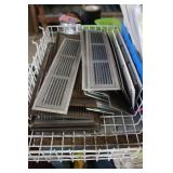 Collection of Metal Floor and Wall Vent Registers and Grilles