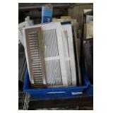 Collection of Metal Floor and Wall Vent Registers and Grilles