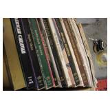 Collection of Vintage Vinyl Records, CDs, and 8 track Cassette Tapes