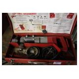 Milwaukee Heavy-Duty Right Angle Drill with Accessories and Metal Case
