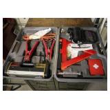 Automotive Emergency Tool Set with Jumper Cables and Air Compressor