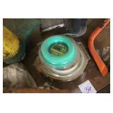 Yard Tool Lot with 2 String Trimmers, Hand Axe, Bow Saw, and String