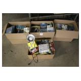 Bulk Lot of Globe Accent Bulbs and Light Fixtures