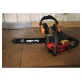 Homelite 14-Inch Chainsaw with Ear Protection