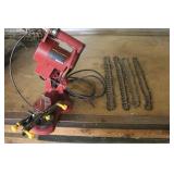 Chicago Electric Chainsaw Chain Sharpener with 4 Chains