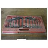 Allen Wrench Set in Red Storage Case