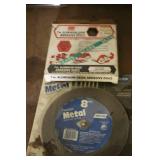 Lot of Power Tools and Accessories Including Craftsman Grinder, Black & Decker Drill, and Discs