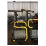 Pair of Portable Halogen Work Lights with Stands