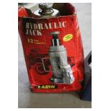 Larin 12 Ton Hydraulic Jack with 2 Allied 3.5 Ton Jack Stands