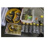 Collection of Hardware Fasteners and Storage Drawers