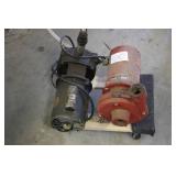 Lot of 2 Industrial Electric Motors with Pump Assemblies