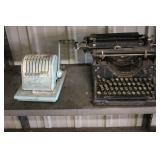 Vintage Underwood Typewriter and Paymaster Ribbon Writer