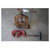 Ridgid Pipe Cutter and Large Heavy-Duty Metal Clamp Set