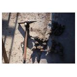 Vintage Ridgid Pipe Threader Stand with Accessories