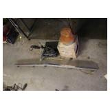 12V Revolving Emergency Light, CB Radio, and Chrome Bumper Cover