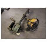 Vintage Hand Crank sheet metal crimper and Electric Power bead roller