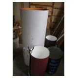 Collection of 4 Sheet Metal Rolls in Assorted Colors and Sizes