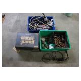 Assorted Plumbing Parts and Hoses with Aprilaire Water Panel Evaporator