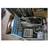 Assorted HVAC Ductwork Connectors, Elbows, and Flex Ducting