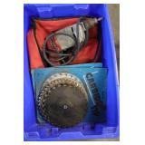 Lot of Power Tools with Circular Saw and Drill with Extra Saw Blades