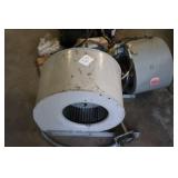 Collection of HVAC Blower Motors, Fans, and Pulleys