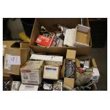 Assorted Electrical and HVAC Parts and Accessories Lot