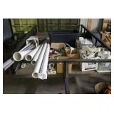 Assortment of PVC Pipes and Plumbing Fittings