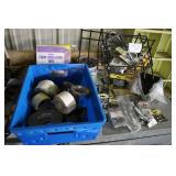 Large Lot of Hardware Supplies Screws Tape Fasteners and Accessories